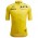 Heren Fietskleding Tour de France 2025 Fan Line Geel Shirt