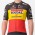 Soudal Quick-Step Belgisch Kampioen 2023 Competizione wielertrui met korte mouwen professioneel wielerteam