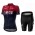 2019 INEOS Team Rood Dames's Fietskleding Set Wielershirt Korte Mouw+Korte Fietsbroeken Bib 431VEUM