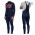 2019 MAAP M-Flag Ultra Blauw-Rood Thermal Fietskleding Set Wielershirts Lange Mouw+Lange Wielrenbroek Bib 291JNIL