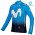 2019 Movistar Thermal Wielershirt Lange Mouw 215OPXP