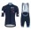 2019 Santini Tour De Suisse Blauw Fietskleding Set Fietsshirt Met Korte Mouwen+Korte Koersbroek Bib 343KTGY