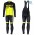 2019 Scott RC Team Zwart-Geel Thermal Fietskleding Set Wielershirts Lange Mouw+Lange Wielrenbroek Bib 279KRNZ