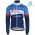 2019 Total Blauw Thermal Wielershirt Lange Mouw 728IVNF