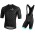 BIANCHI MILANO Savignano Black Fietskleding Set Wielershirt Korte Mouw+Korte Fietsbroeken Bib