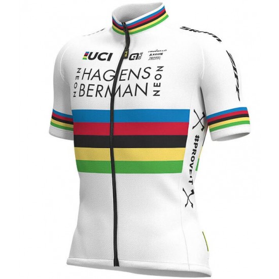 2019 World Champion Hagens Berman Axeon Wielershirt Korte Mouw