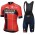 Team Bahrain Merida 2019 Fietskleding Set Wielershirt Korte Mouw+Korte Fietsbroeken Bib