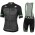 Peter Sagan LOGO Team 2019 Line Black Fietskleding Set Wielershirt Korte Mouw+Korte Fietsbroeken Bib