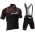 2019 GHOST RACING FACTORY TEAM Fietskleding Set Wielershirt Korte Mouw+Korte Fietsbroeken Bib