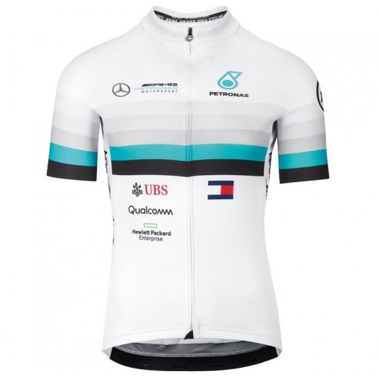2020 Asos FF1 RS Benz Wit Wielershirt Korte Mouw 617MTHC