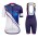 2020 Canyon Team Blauw-Wit Dames Fietskleding Set Wielershirt Korte Mouw+Korte Fietsbroeken Bib 510FSGQ