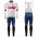 2020 Kalas GBR Country Team Wit Wielerkleding Set Wielershirt Lange Mouw+Lange Fietsbroeken Bib 265MLDJ