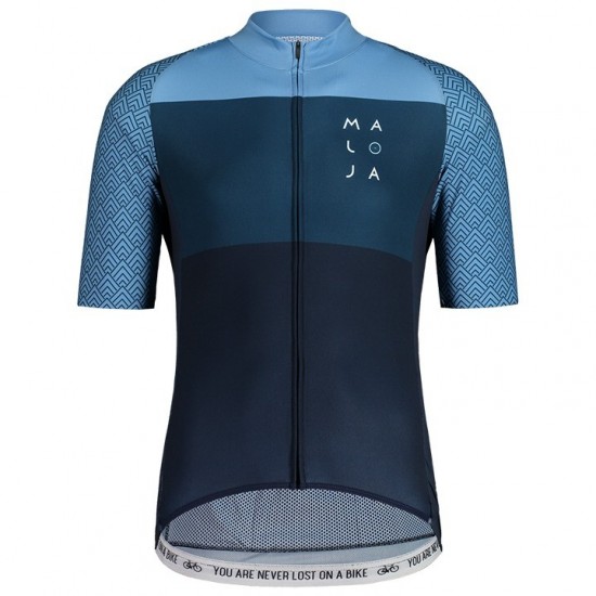 2020 MALOJA SchimunM. Blauw Wielershirt Korte Mouw 589DVZZ