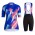 2020 Rapha Pro Team Dames's Blauw-Color Fietskleding Set Wielershirt Korte Mouw+Korte Fietsbroeken Bib 526TZQB