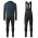 2020 Specialized Grey-Blauw Wielerkleding Set Wielershirt Lange Mouw+Lange Fietsbroeken Bib 458SUDY
