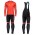 2020 Scott RC Team 1.0 Fiery Thermal Fietskleding Set Wielershirts Lange Mouw+Lange Wielrenbroek Bib 507KMVV