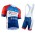 2020 TOTAL Direct Energie Fietskleding Set Fietsshirt Met Korte Mouwen+Korte Koersbroek Bib 461LAPQ