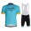 2020 Team ASTANA Fietskleding Set Fietsshirt Met Korte Mouwen+Korte Koersbroek Bib 573RFMC