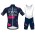 2020 Team SEG Blauw Fietskleding Set Fietsshirt Met Korte Mouwen+Korte Koersbroek Bib 564UIBR
