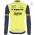 2020 Trek Segafredo Factory Racing Geel Thermal Wielershirt Lange Mouw 666OQMA
