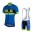 2015 ALE Fietskleding Set Fietsshirt Met Korte Mouwen+Korte Koersbroek Blauw