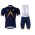 2017 Aqua Blue Fietskleding Set Fietsshirt Met Korte Mouwen+Korte Koersbroek