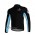 Bianchi Pro Team Wielershirts Lange Mouwen Zwart Blauw