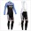 Bianchi 2014 Fietskleding Wielershirt Lange Mouwen+Lange Fietsbroeken Bib Blauw Zwart