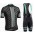 2016 Bontrager Fietskleding Set Fietsshirt Met Korte Mouwen+Korte Koersbroek Zwart Groen