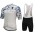 2016-2017 Breva Fietskleding Set Fietsshirt Met Korte Mouwen+Korte Koersbroek Wit