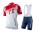 2016 Cannondale Rood Wit Fietskleding Set Fietsshirt Met Korte Mouwen+Korte Koersbroek