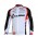 Cube Fintro Pro Team Wielershirts Lange Mouwen Wit Zwart