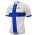 2015 Francaise Des Jeux Wielershirt Met Korte Mouwen Wit Blauw