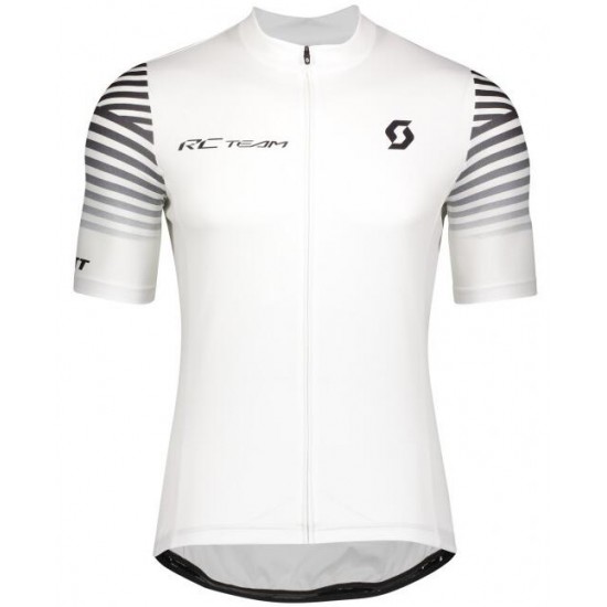 Wielerkleding Profteams 2020 SCOTT RC TEAM 10 Wielershirt Met Korte Mouwen Wit