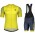 Wielerkleding Profteams 2020 SCOTT RC TEAM 10 Fietskleding Set Fietsshirt Met Korte Mouwen+Koersbroek Korte Giallo
