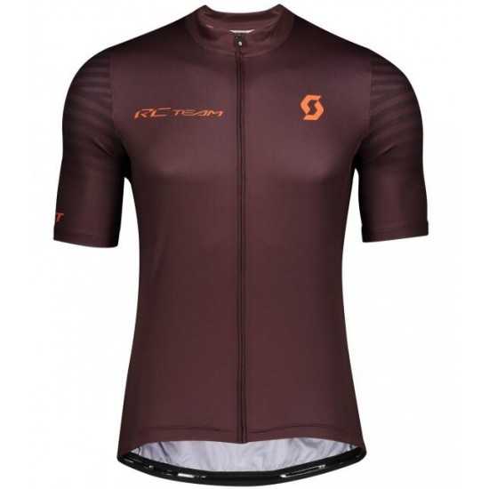 Wielerkleding Profteams 2020 SCOTT RC TEAM 10 Wielershirt Met Korte Mouwen Marrone