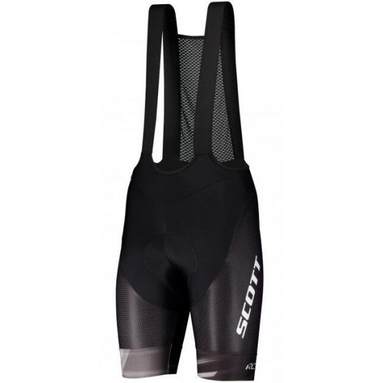 Wielerkleding Profteams 2020 SCOTT RC Pro+++ Koersbroek Korte Zwart/Wit
