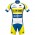 Wielerkleding Profteams 2020 Sport Vlaanderen-Baloise Vermarc Fietskleding Set Wielershirt Korte Mouwen+Fietsbroek Korte Geel