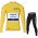 Deceuninck Quick Step 2020 Tour De France Fietskleding Set Wielershirts Lange Mouw+Lange Wielrenbroek Bib LLIWA