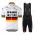 Jumbo Visma 2020 Germany Fietskleding Set Fietsshirt Met Korte Mouwen+Korte Koersbroek Bib FMBWN