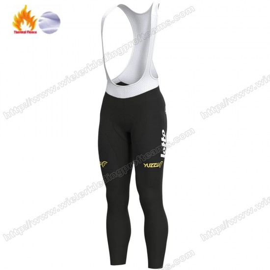 Winter Fleece Lotto Soudal Pro Team 2021 Lange Fietsbroeken Bib OHDSX
