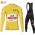 Winter Thermal Fleece UAE EMIRATES Tour De France 2020 Fietskleding Set Wielershirts Lange Mouw+Lange Wielrenbroek Bib CFCXX