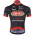2016 GSG Wielershirt Met Korte Mouwen Rood Zwart
