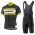 2016-2017 Giant Fietskleding Set Fietsshirt Met Korte Mouwen+Korte Koersbroek Geel