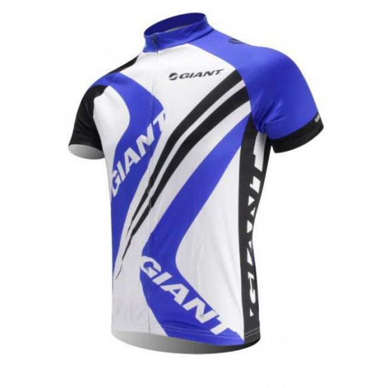 Giant 2014 Wielershirt Met Korte Mouwen Wit Blauw