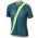 2015 Gilet GF Roma Wielershirt Met Korte Mouwen Groen