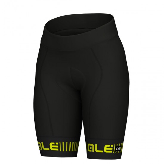 Dames Ale Graphics PRR Strada-Geel Korte Fietsbroeken