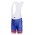 Lampre ISD Pro Team Korte Fietsbroeken Bib Blauw Roze