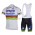 Lampre Merida 2014 Fietskleding Set Fietsshirt Met Korte Mouwen+Korte Koersbroek Wit