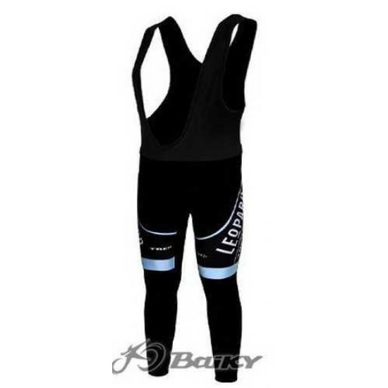 Leopard Trek Pro Team Lange Fietsbroeken Bib Wit Zwart